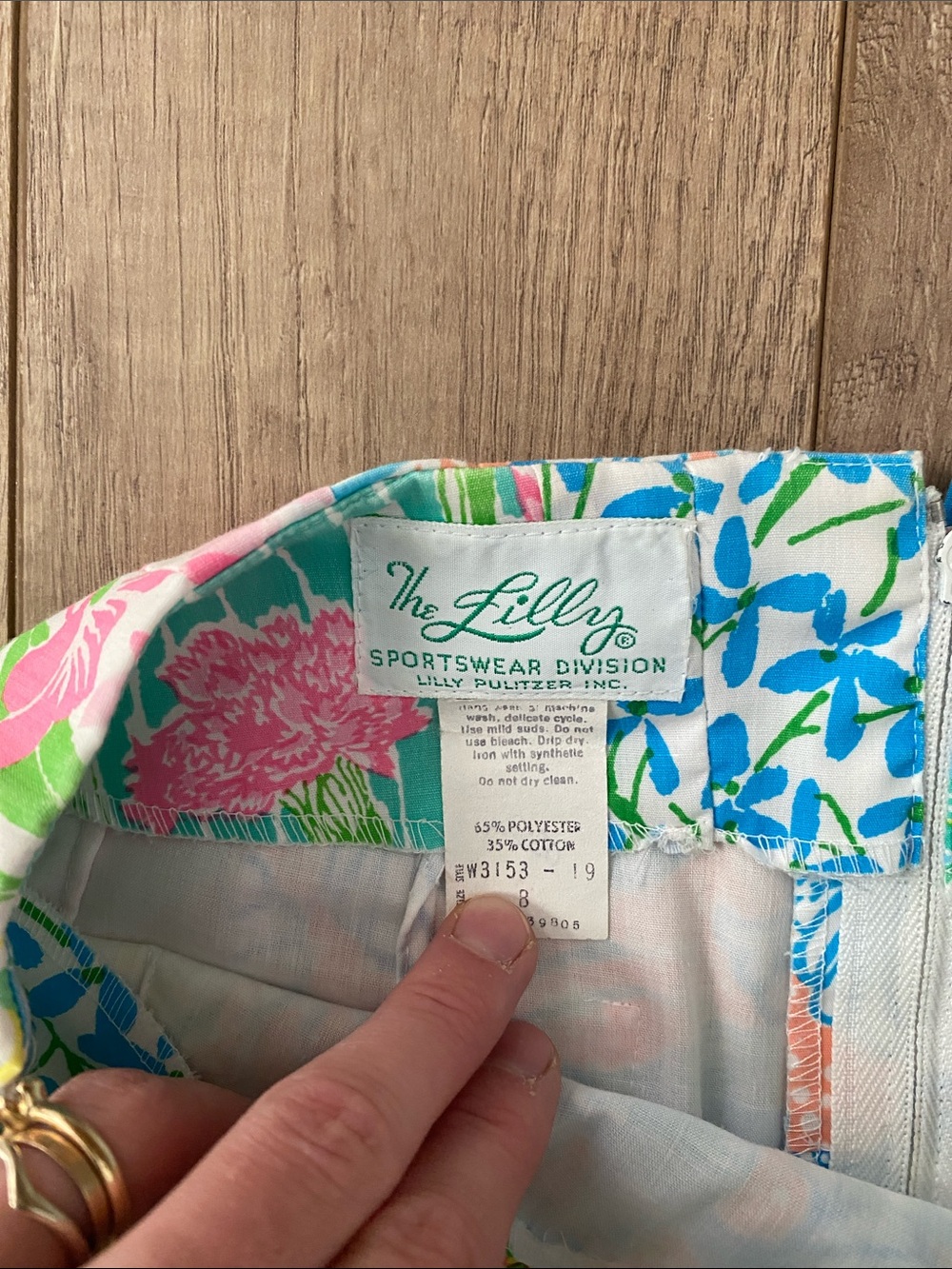 Lilly Pulitzer Floral Patchwork A-Line Skirt - Multicolor - Picture 2 of 3